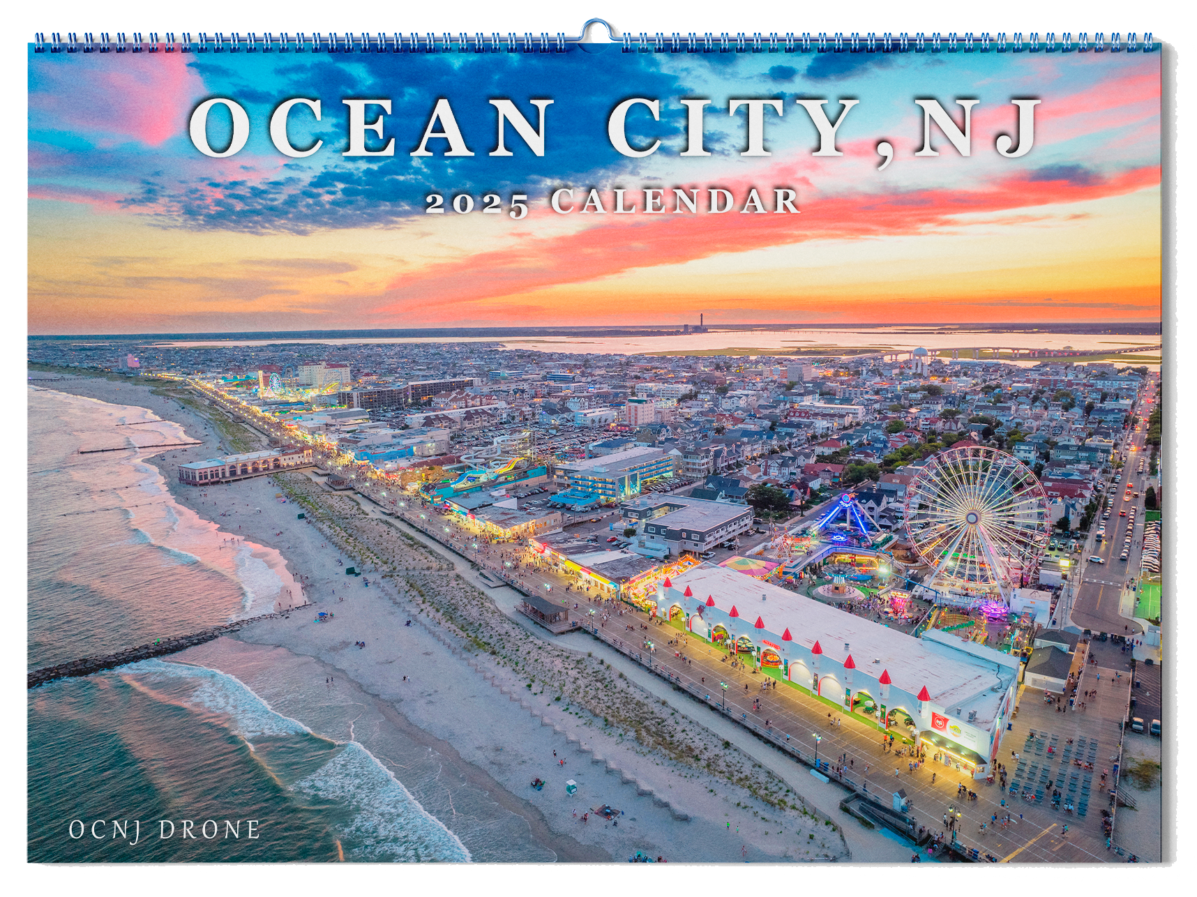 2025 Ocean City, NJ Wall Calendar image 0