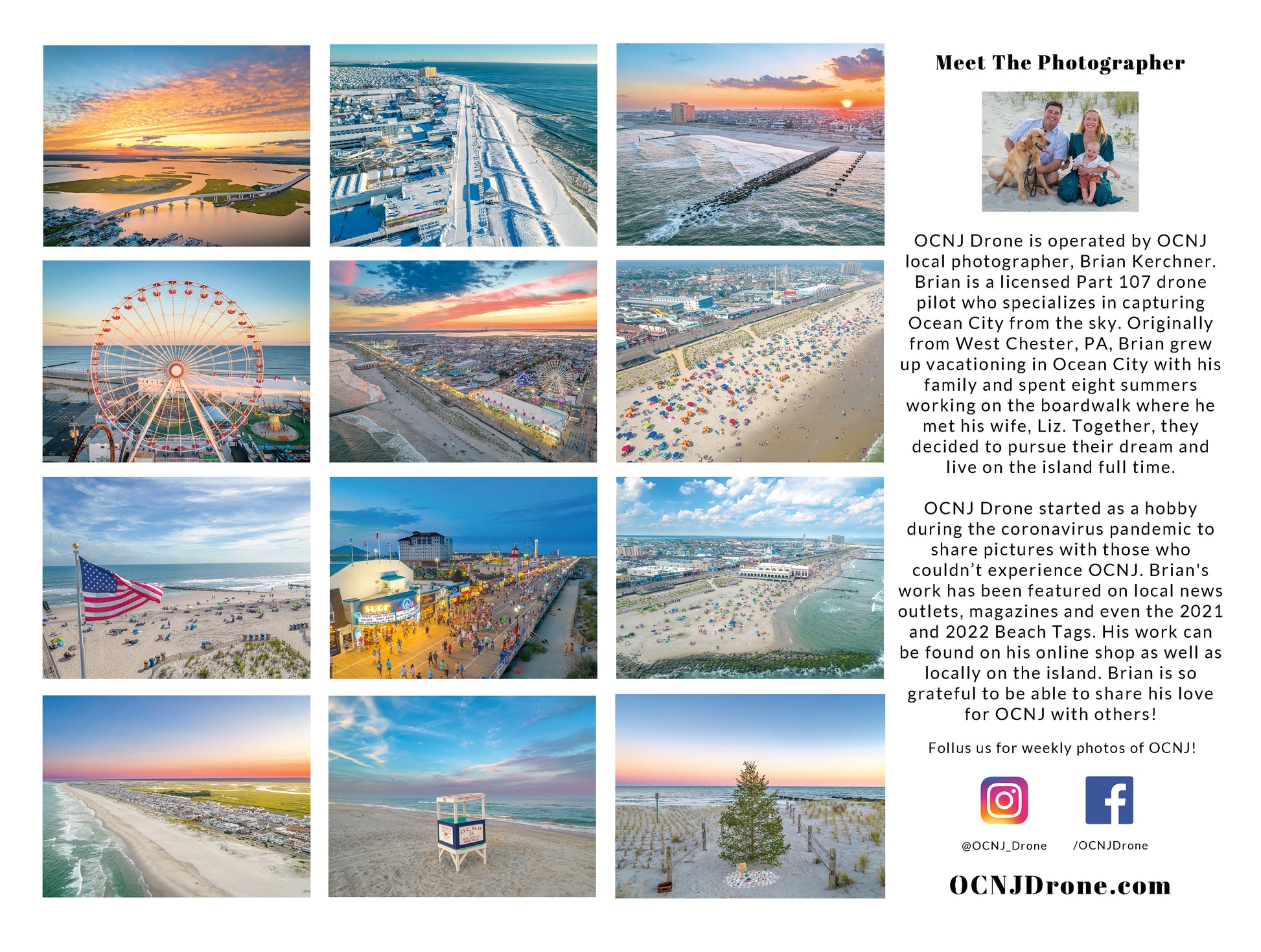 2024 Ocean City, NJ Wall Calendar image 1
