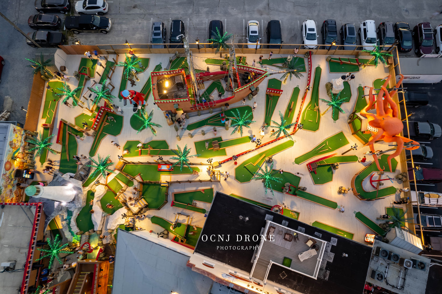 Golden Galleon Golf aerial drone photo Ocean City NJ | OCNJ Drone