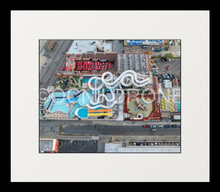 Castaway Cove waterpark aerial drone photo Ocean City NJ | OCNJ Drone