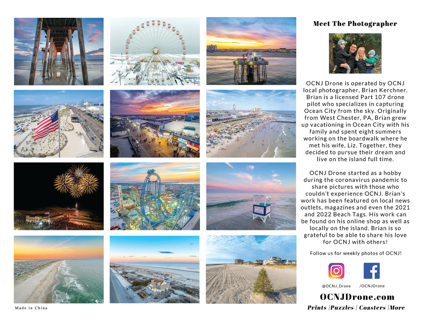 2026 Ocean City, NJ Wall Calendar