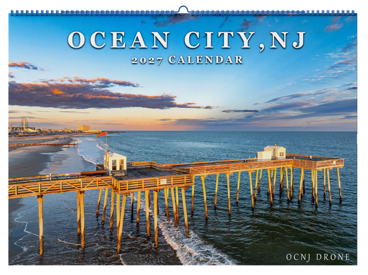 2027 Ocean City, NJ Wall Calendar