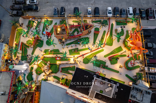 Golden Galleon Golf aerial drone photo Ocean City NJ | OCNJ Drone