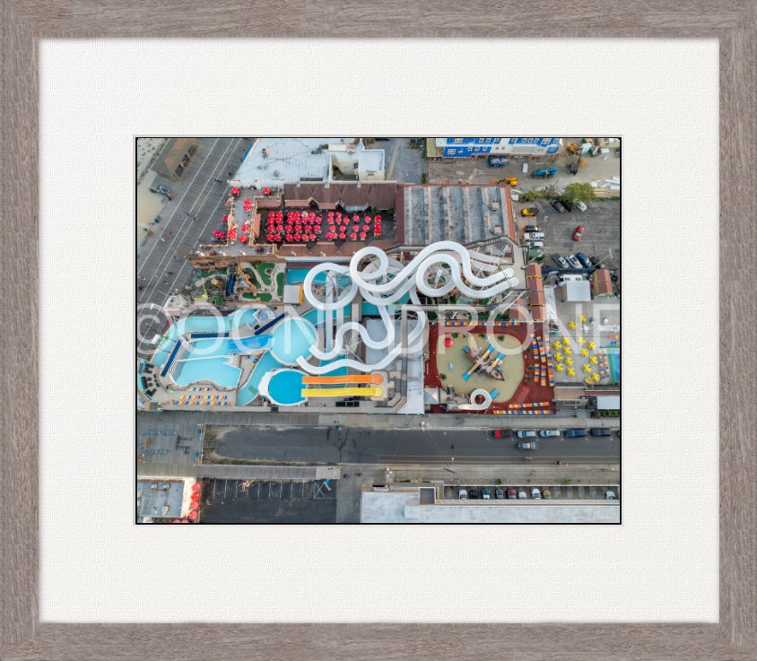 Castaway Cove waterpark aerial drone photo Ocean City NJ | OCNJ Drone