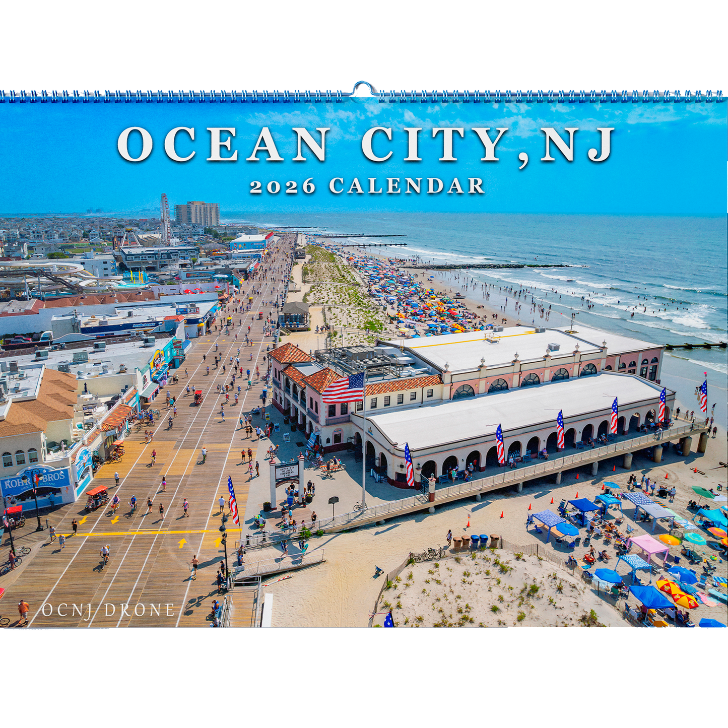 2026 Ocean City, NJ Wall Calendar